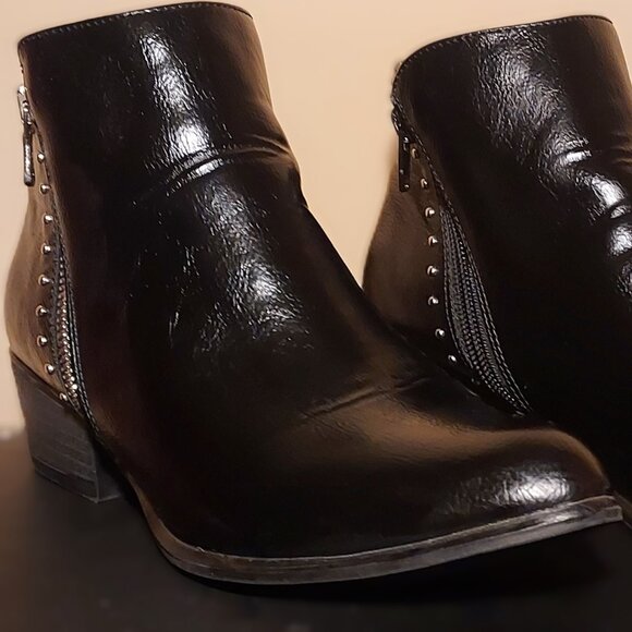 Topaz Women Short Boots Side Zipper - Picture 3 of 6